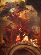 Francesco Solimena St Francis before the Pope oil on canvas